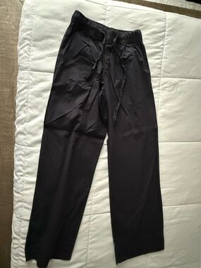 Black wide -Leg Lounge Pants